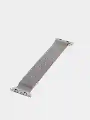 Серебряный ремешок Apple Watch, миланская петля, нержавеющая сталь