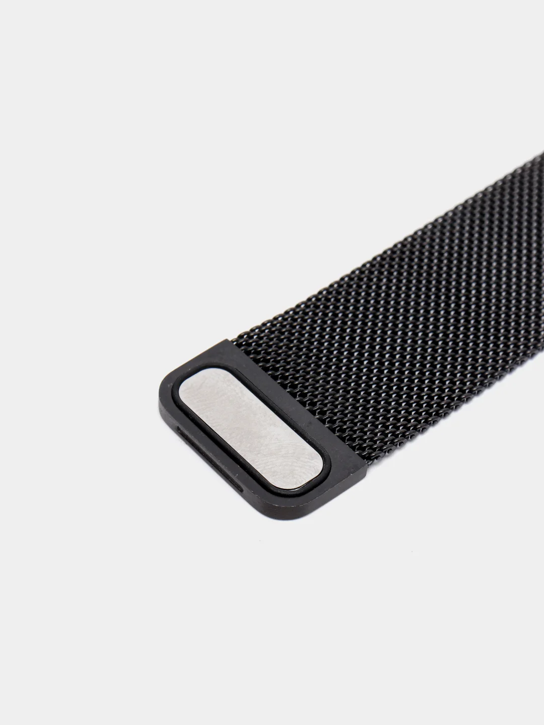 Черный ремешок Apple Watch, миланская петля, нержавеющая сталь