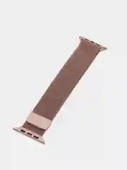 Розовый ремешок Apple Watch, миланская петля, нержавеющая сталь