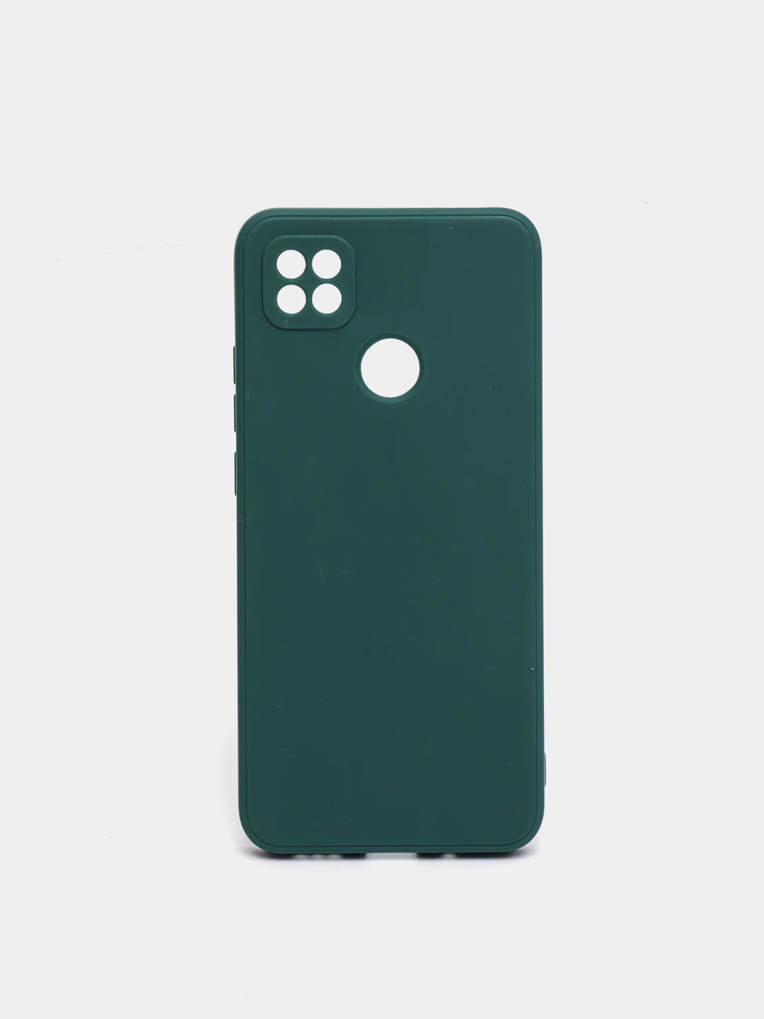 Зеленый чехол Xiaomi Redmi 9C, Redmi 9C NFC, Redmi 10A с бархатной подкладкой и защитой камеры