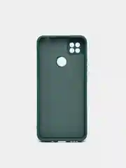 Зеленый чехол Xiaomi Redmi 9C, Redmi 9C NFC, Redmi 10A с бархатной подкладкой и защитой камеры