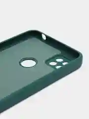 Зеленый чехол Xiaomi Redmi 9C, Redmi 9C NFC, Redmi 10A с бархатной подкладкой и защитой камеры