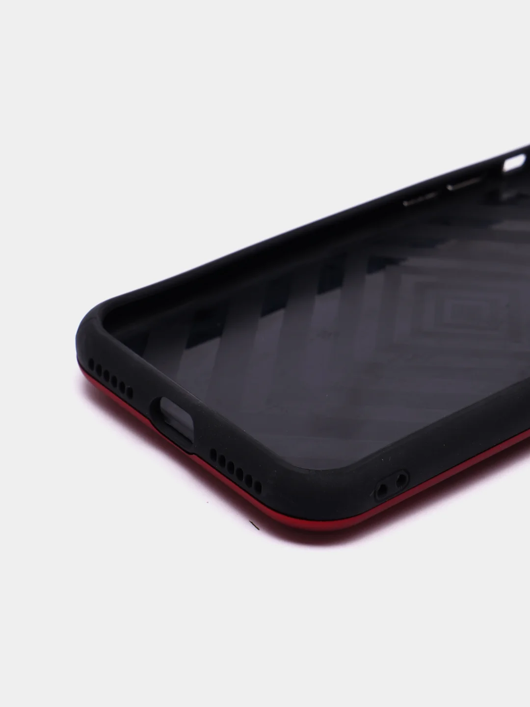Красный чехол для iPhone 7, 8, SE2020 противоударный, с подставкой, под магнитный держатель