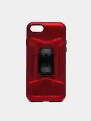 Красный чехол для iPhone 7, 8, SE2020 противоударный, с подставкой, под магнитный держатель