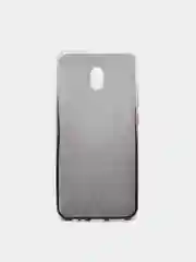 Черный cиликоновый чехол с украшением в виде кристаллов для Xiaomi Redmi 8A, подкладка убирается