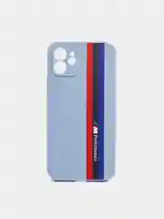 Голубой чехол силиконовый на iPhone 11 12 Айфон 11 12