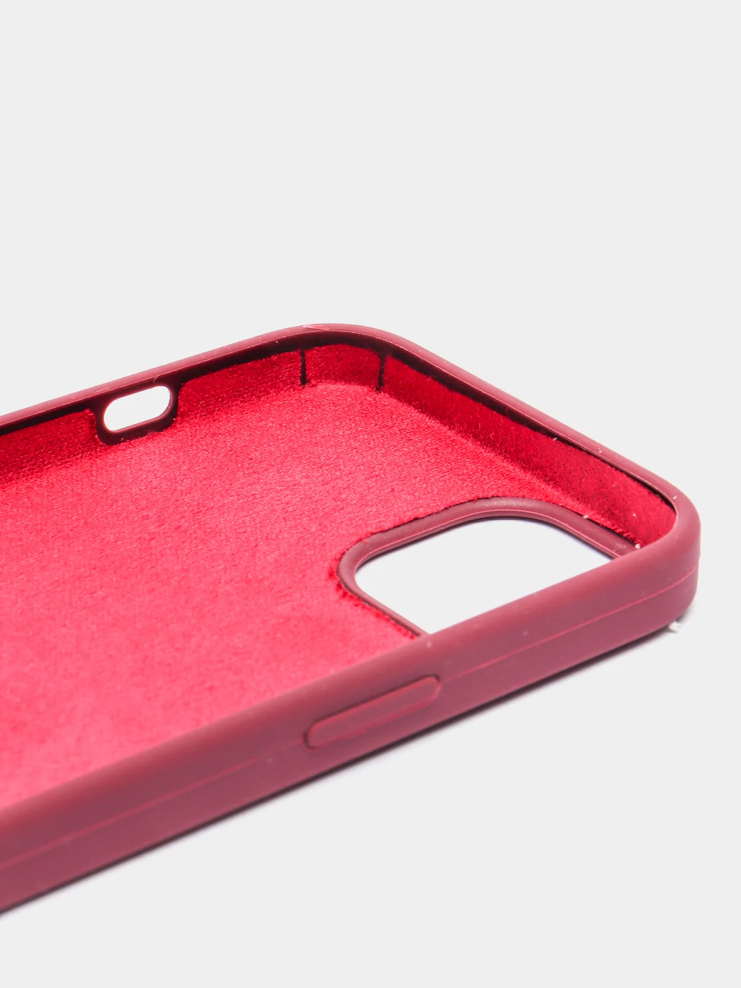 Тёмно-бордовый чехол для iPhone XR, 11, 12, 12 Pro, 12 Pro MAX, 13, 13 Pro, 13 Pro MAX