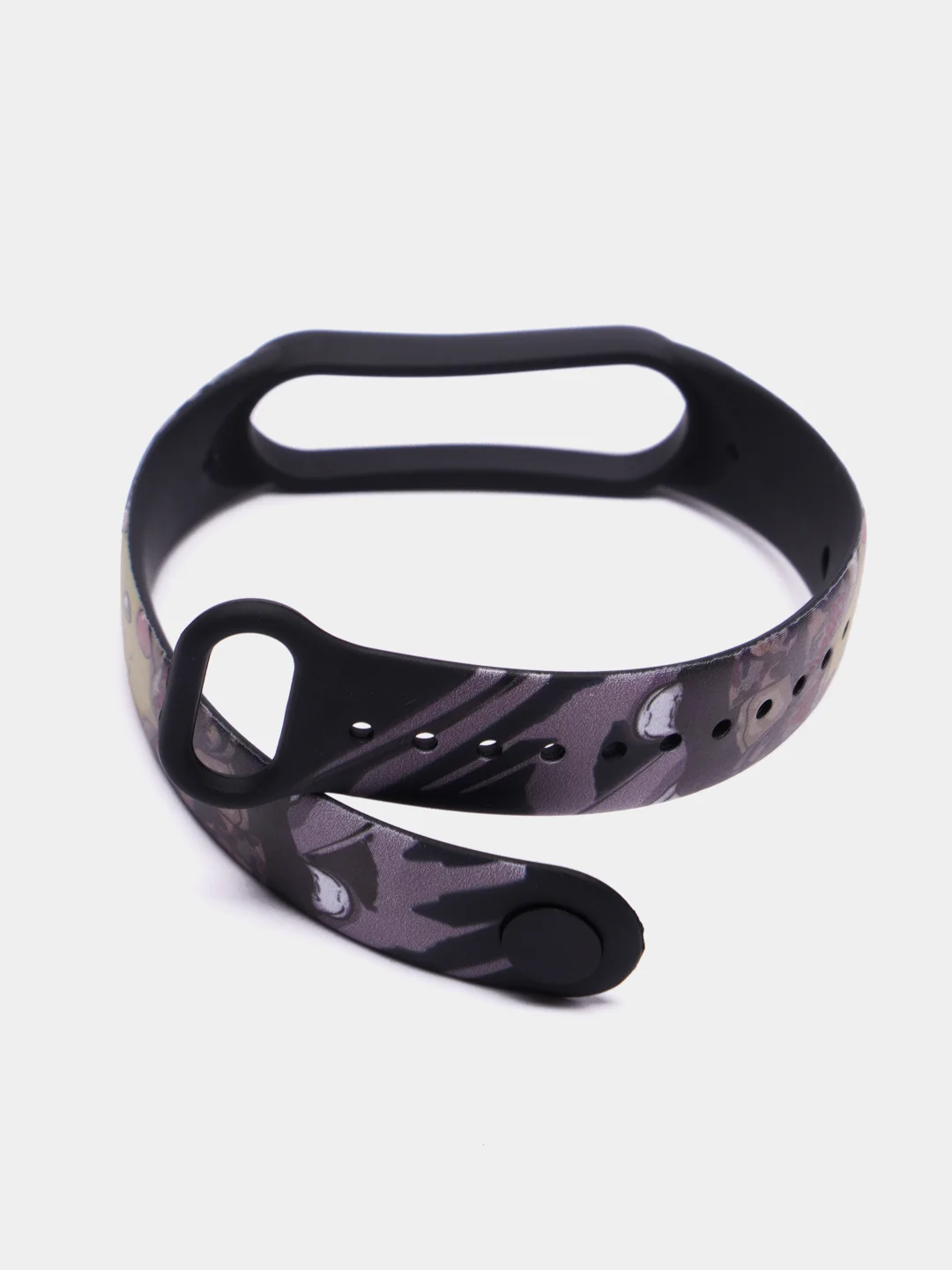 Горчичный силиконовый ремешок ПИКАЧУ для Xiaomi mi band 3 / 4 / 5 / 6