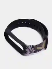 Горчичный силиконовый ремешок ПИКАЧУ для Xiaomi mi band 3 / 4 / 5 / 6