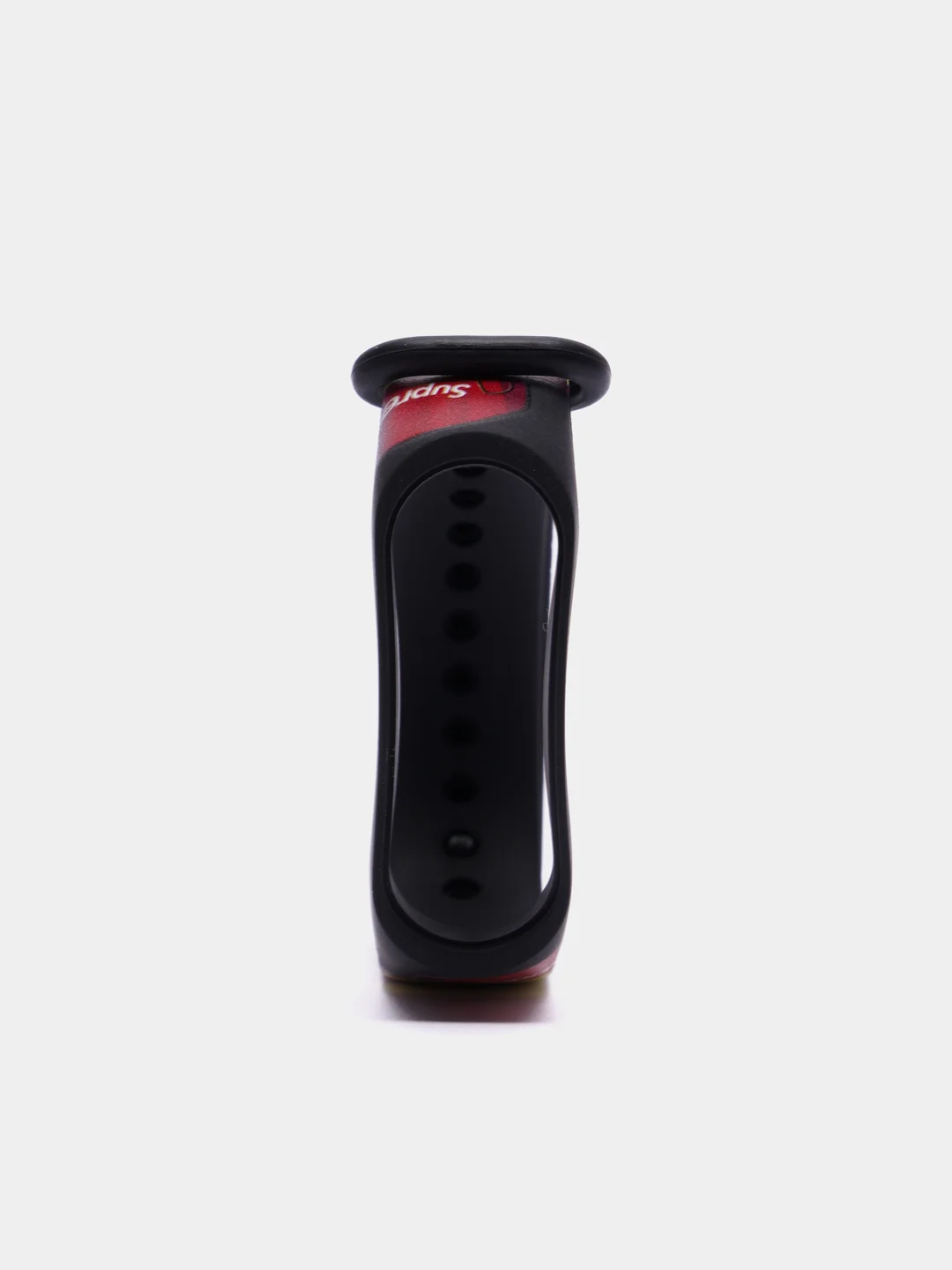Черный силиконовый ремешок ПИКАЧУ для Xiaomi mi band 3 / 4 / 5 / 6