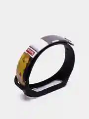 Черный силиконовый ремешок ПИКАЧУ для Xiaomi mi band 3 / 4 / 5 / 6