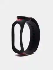 Черный силиконовый ремешок ПИКАЧУ для Xiaomi mi band 3 / 4 / 5 / 6