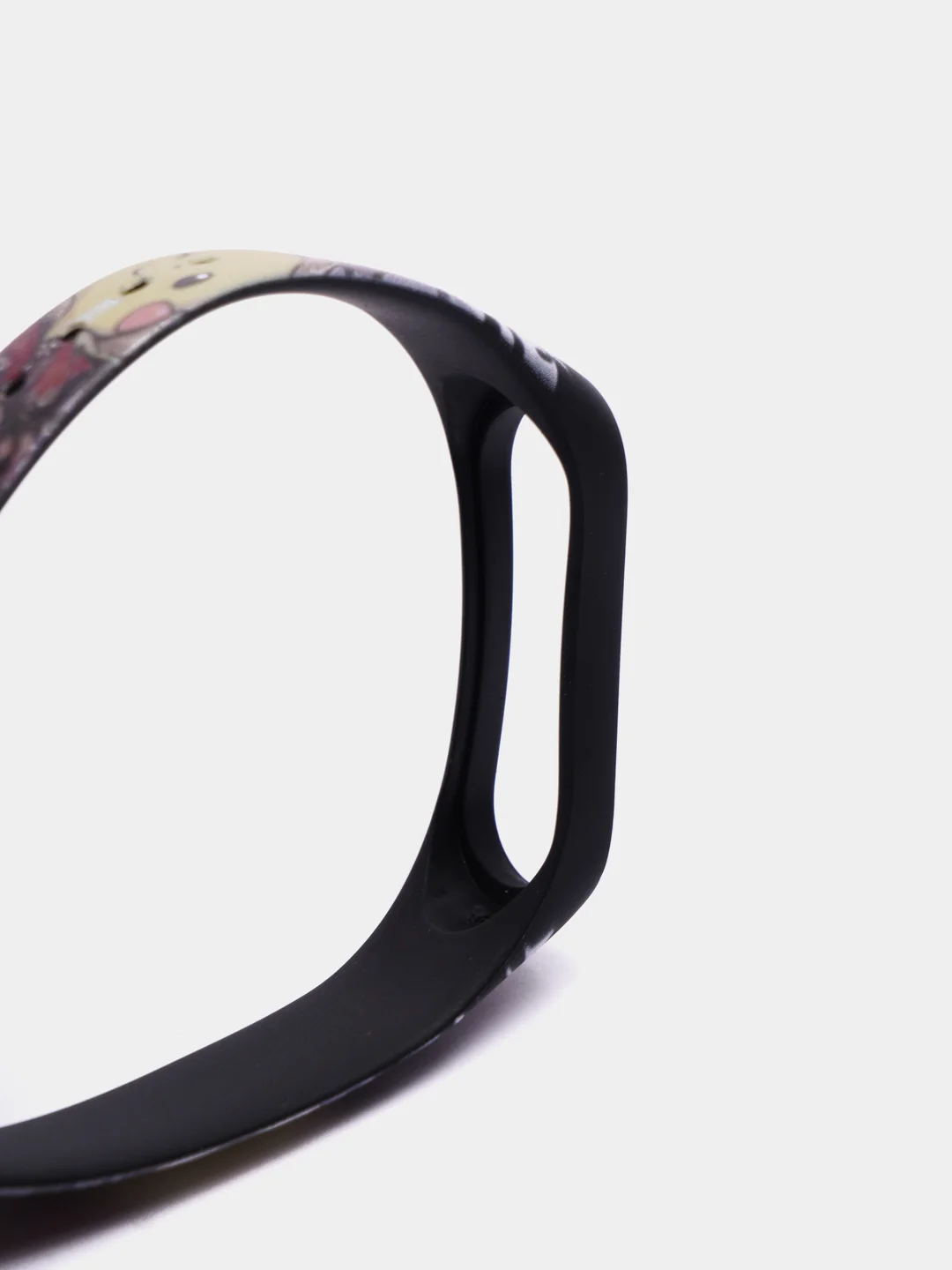 Горчичный силиконовый ремешок ПИКАЧУ для Xiaomi mi band 3 / 4 / 5 / 6