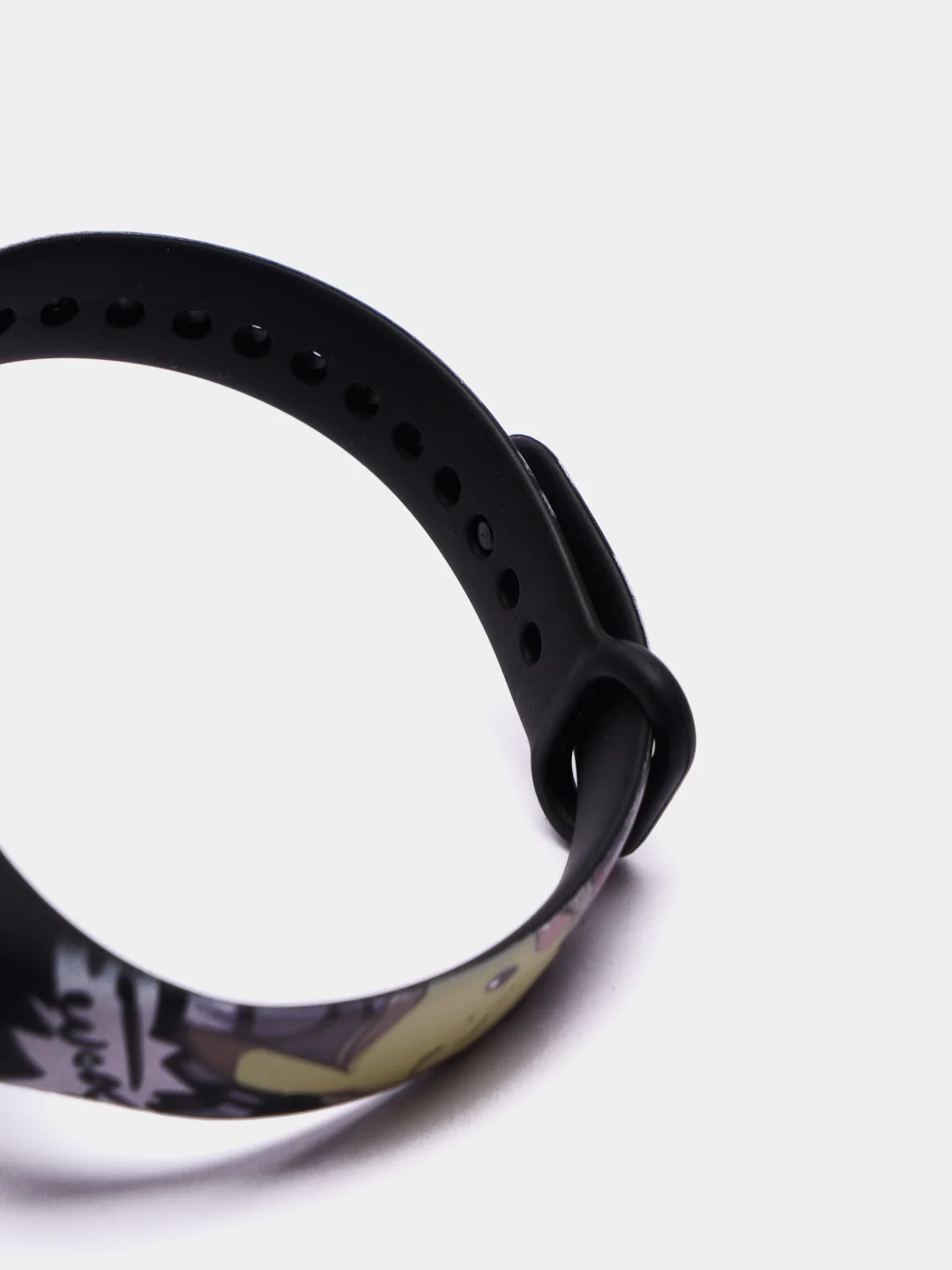 Горчичный силиконовый ремешок ПИКАЧУ для Xiaomi mi band 3 / 4 / 5 / 6
