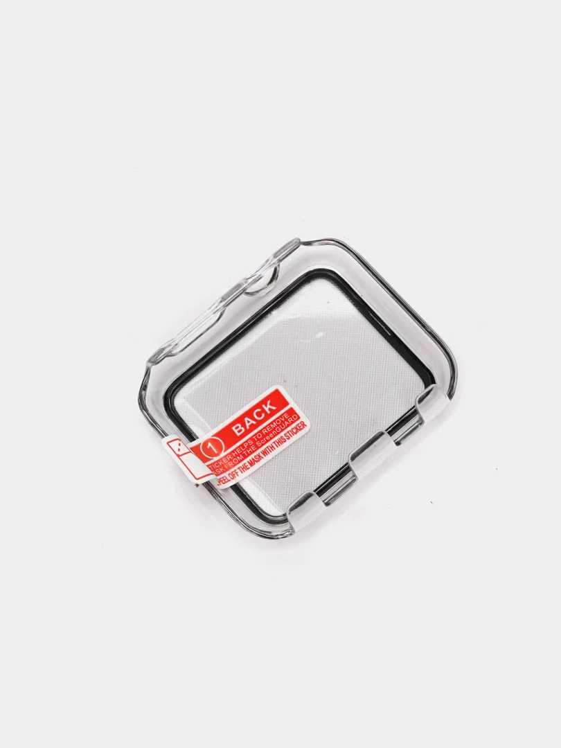 Прозрачный бампер накладка чехол на корпус часов со стеклом Apple Watch (Эпл вотч) 42 mm