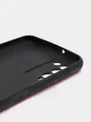 Красный чехол Huawei Honor 10X Lite, Хуавей Хонор 10Х Лайт, силиконовый (иммитация кожи)