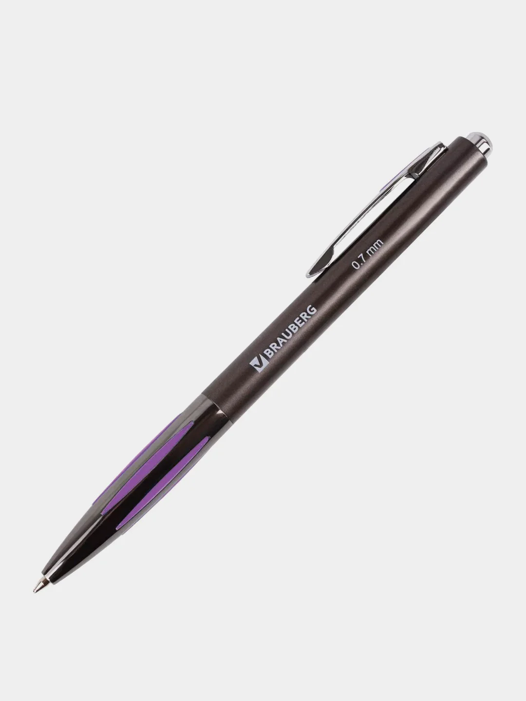 Ручка шариковая Brauberg Stripe, синяя, 12 штук, 0,7 мм