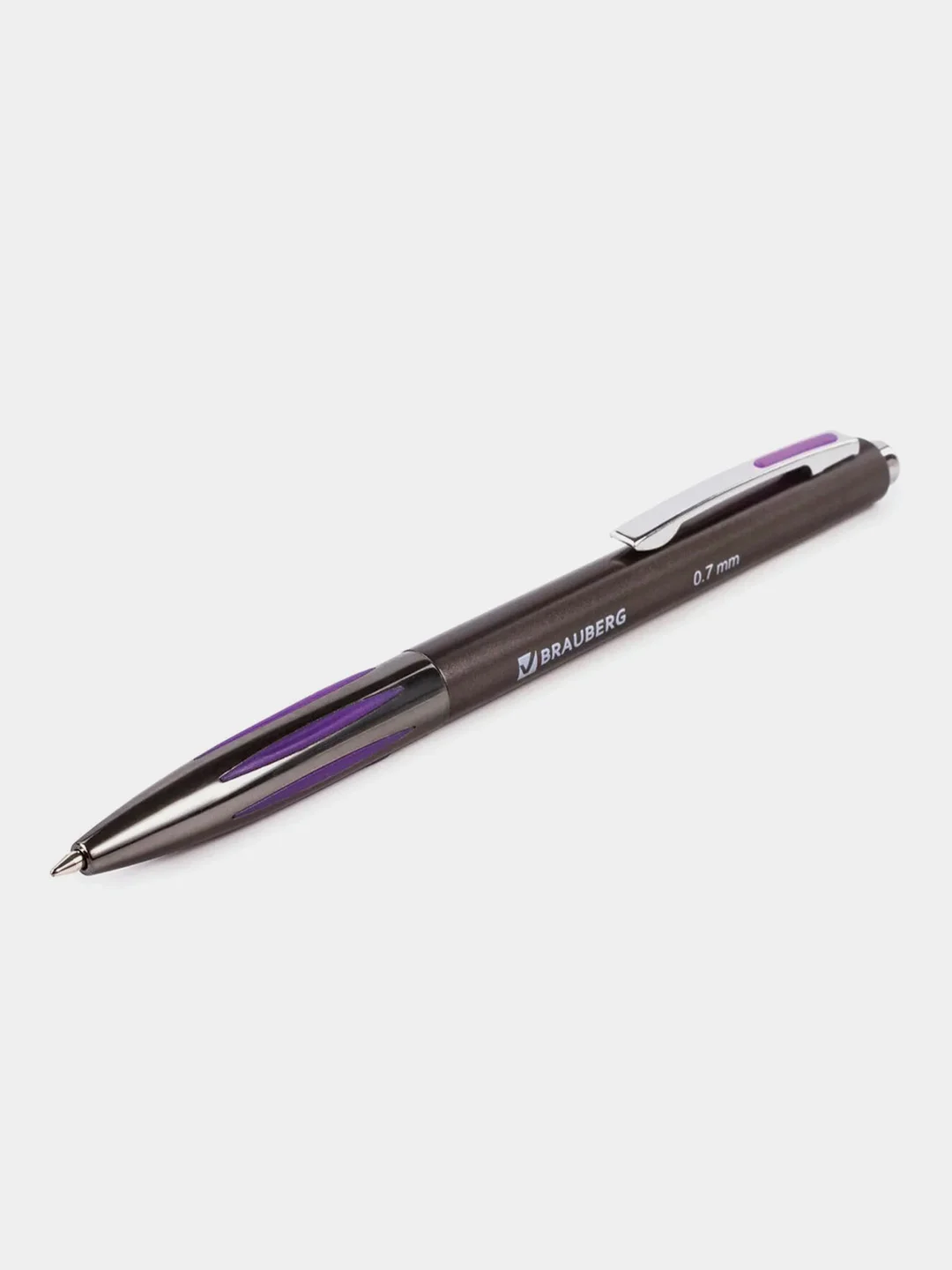 Ручка шариковая Brauberg Stripe, синяя, 12 штук, 0,7 мм
