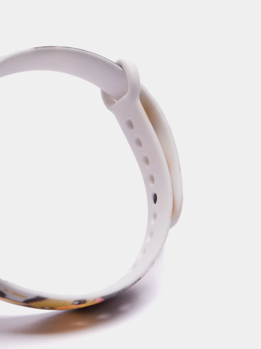 Белый силиконовый ремешок ПИКАЧУ для Xiaomi mi band 3 / 4 / 5 / 6