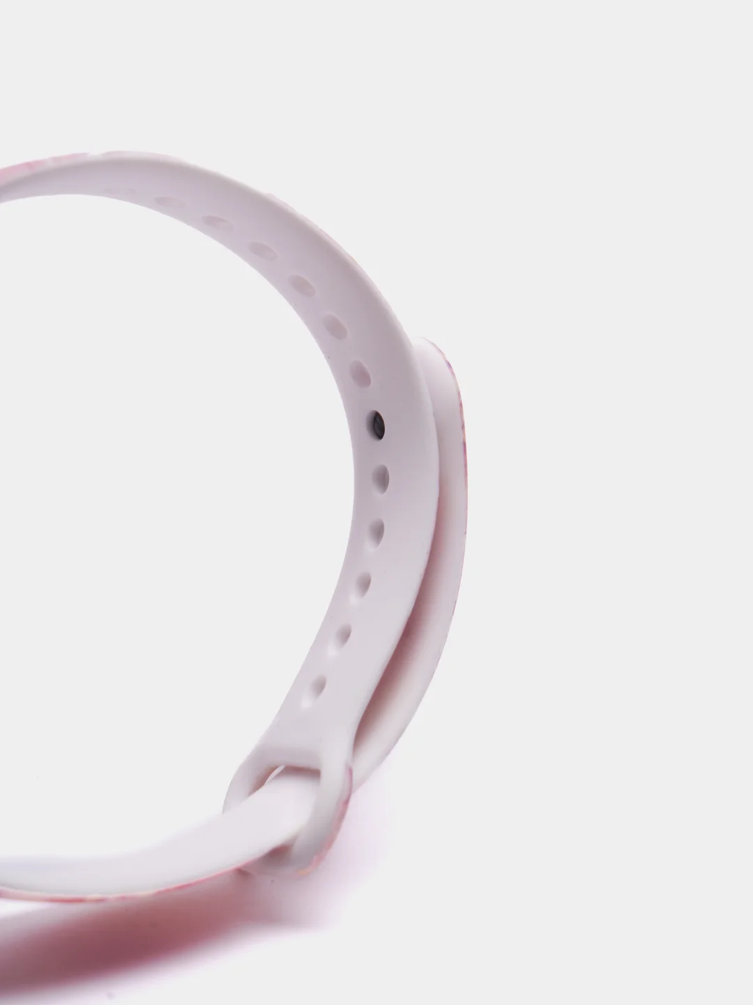 Фуксия силиконовый ремешок для Xiaomi mi band 3 / 4 / 5 / 6 / 7 принты с цветами