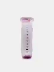 Фуксия силиконовый ремешок для Xiaomi mi band 3 / 4 / 5 / 6 / 7 принты с цветами