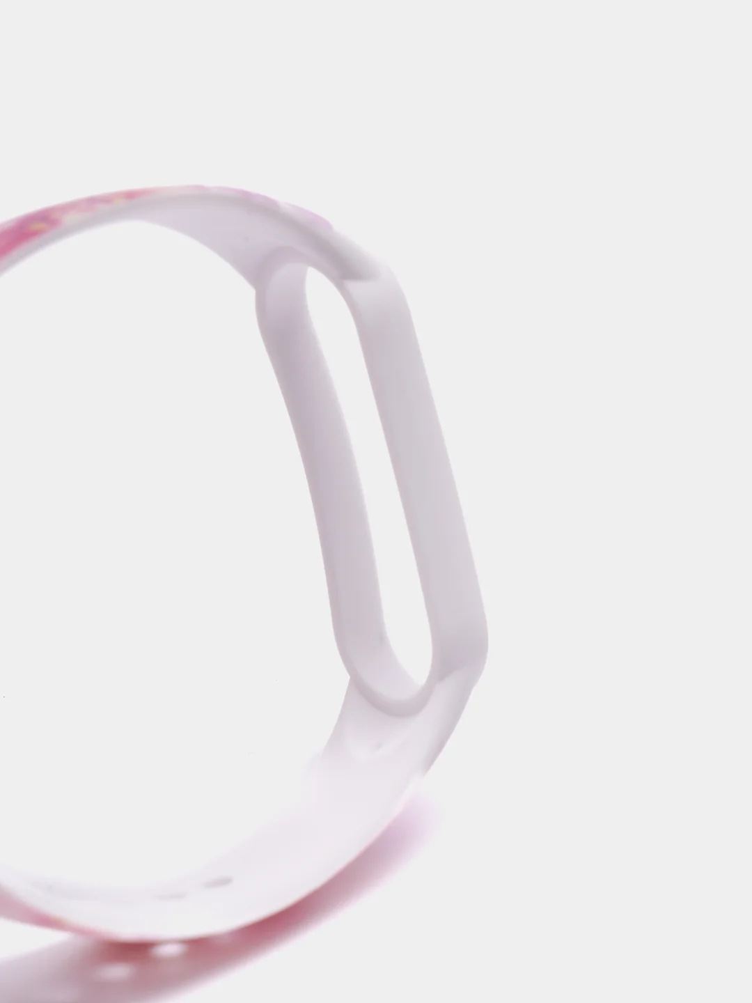 Фуксия силиконовый ремешок для Xiaomi mi band 3 / 4 / 5 / 6 / 7 принты с цветами