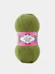 Золотистый хаки пряжа  Носочная Alize Superwash Comfort Socks 75% Шерсть 25% Полиамид 100г 420м