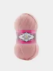 Пудровый пряжа  Носочная Alize Superwash Comfort Socks 75% Шерсть 25% Полиамид 100г 420м