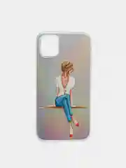 Бежевый чехол для iPhone 11, 12/12Pro, 7/8