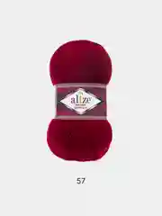 Бордовый пряжа  Носочная Alize Superwash Comfort Socks 75% Шерсть 25% Полиамид 100г 420м