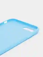 Голубой чехол iPhone 7/8 SE(2020), 7+/8+, XR, 11, 12 mini, 12/12 pro, 12 pro max, силиконовый