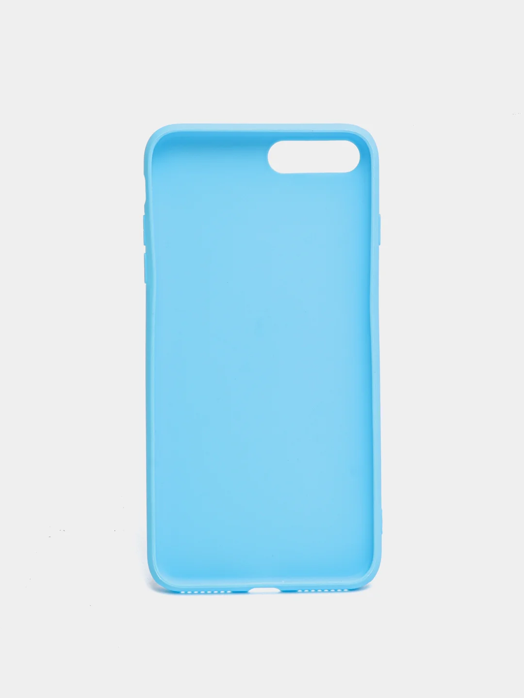 Голубой чехол iPhone 7/8 SE(2020), 7+/8+, XR, 11, 12 mini, 12/12 pro, 12 pro max, силиконовый