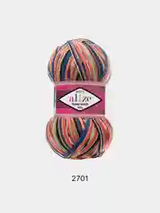 Оливковый пряжа  Носочная Alize Superwash Comfort Socks 75% Шерсть 25% Полиамид 100г 420м