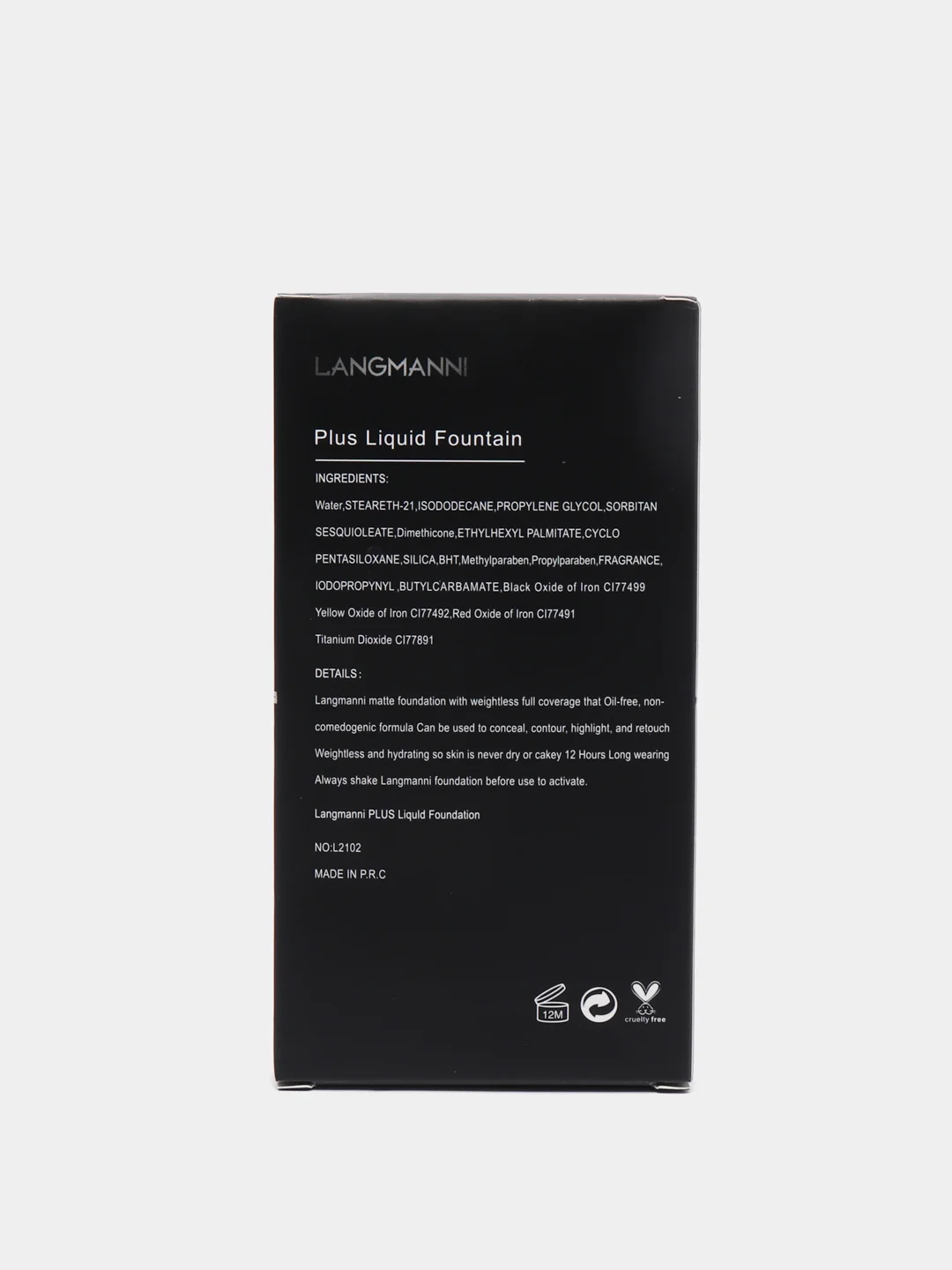 Тональный крем для лица LANGMANNI Foundation Professional 100 ml