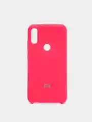 Алый чехол силиконовый Silicone Cover Case для Xiaomi Redmi 7, Mi Play