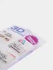 Тёмно-коричневый 3d наклейка (3Д объемная наклейка) стикер на телефон игры Майнкрафт, Крипер, свинка
