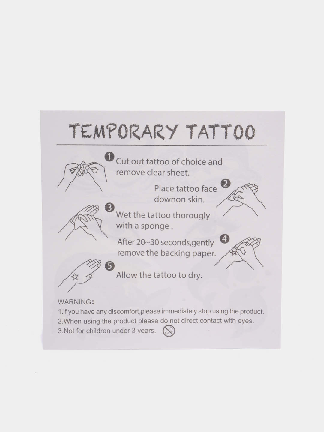 Временные переводные татуировки на лицо для детей купить по цене 59 ₽ в интернет-магазине KazanExpress