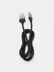 Серый кабель зарядный для андроид Borofone BX28, Type-C, 3.0A, 1м