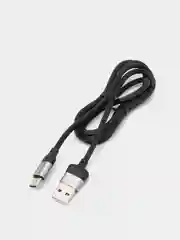 Серый кабель зарядный для андроид Borofone BX28, Type-C, 3.0A, 1м