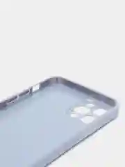 Небесно-голубой силиконовый глянцевый чехол для iPhone 12, 12 Pro, 12 mini, 11, 11 Pro, XR