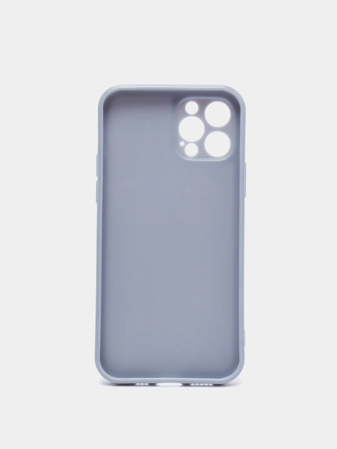 Небесно-голубой силиконовый глянцевый чехол для iPhone 12, 12 Pro, 12 mini, 11, 11 Pro, XR