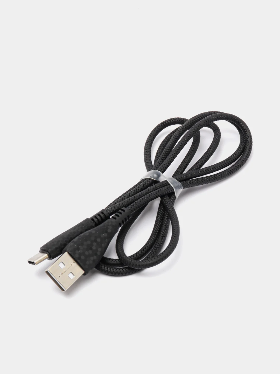 Черный кабель зарядный для андроид Borofone BX38, Type-C, 3.0A, 1м
