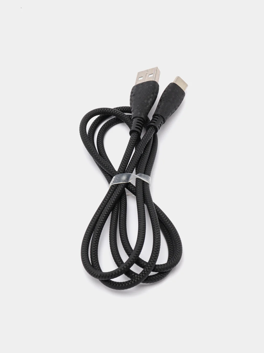 Черный кабель зарядный для андроид Borofone BX38, Type-C, 3.0A, 1м