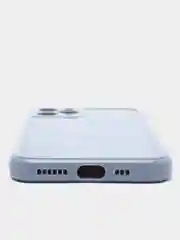 Небесно-голубой силиконовый глянцевый чехол для iPhone 12, 12 Pro, 12 mini, 11, 11 Pro, XR