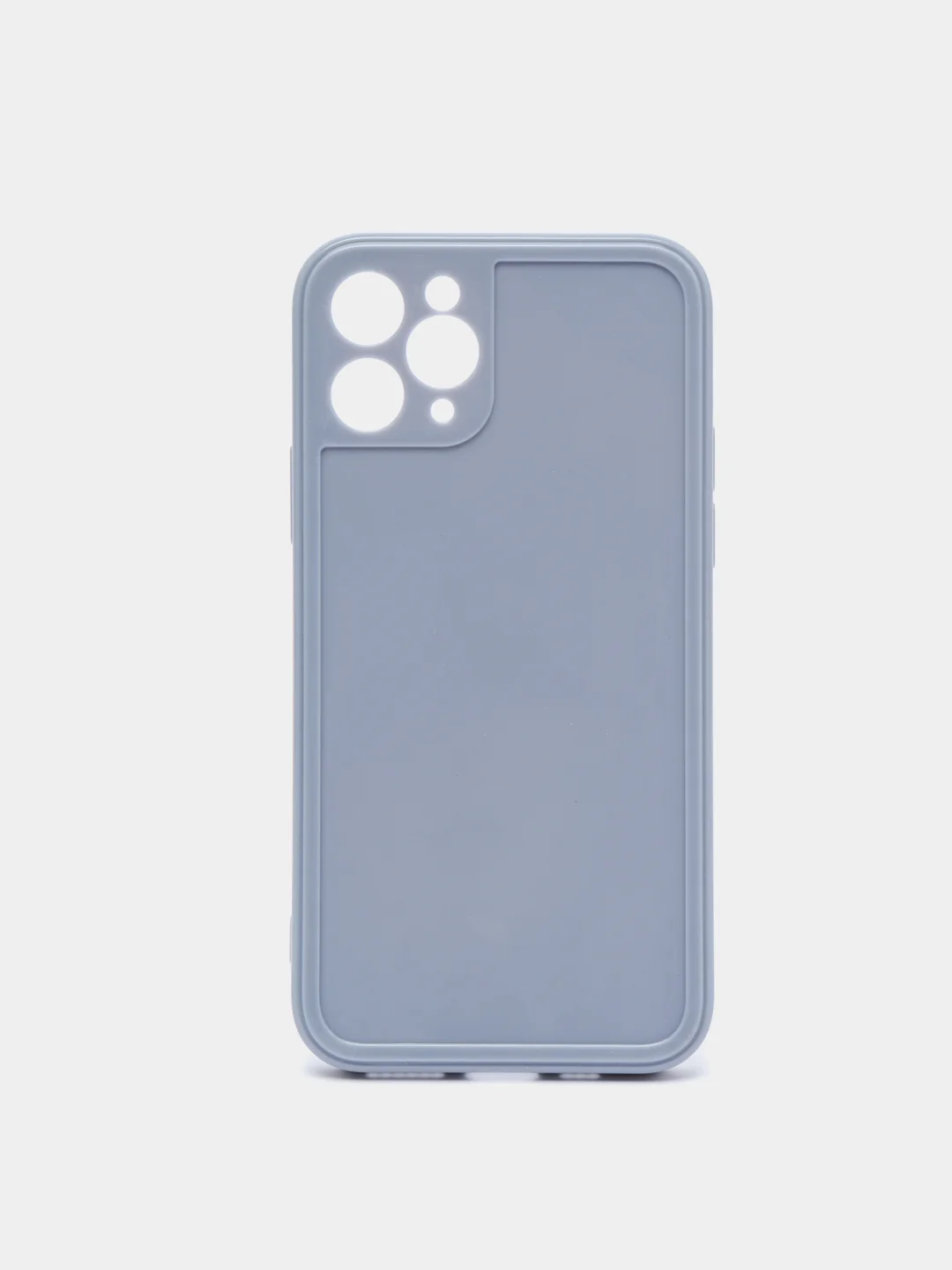 Небесно-голубой силиконовый глянцевый чехол для iPhone 12, 12 Pro, 12 mini, 11, 11 Pro, XR