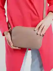 Кремовый сумка baro из натуральной кожи женская