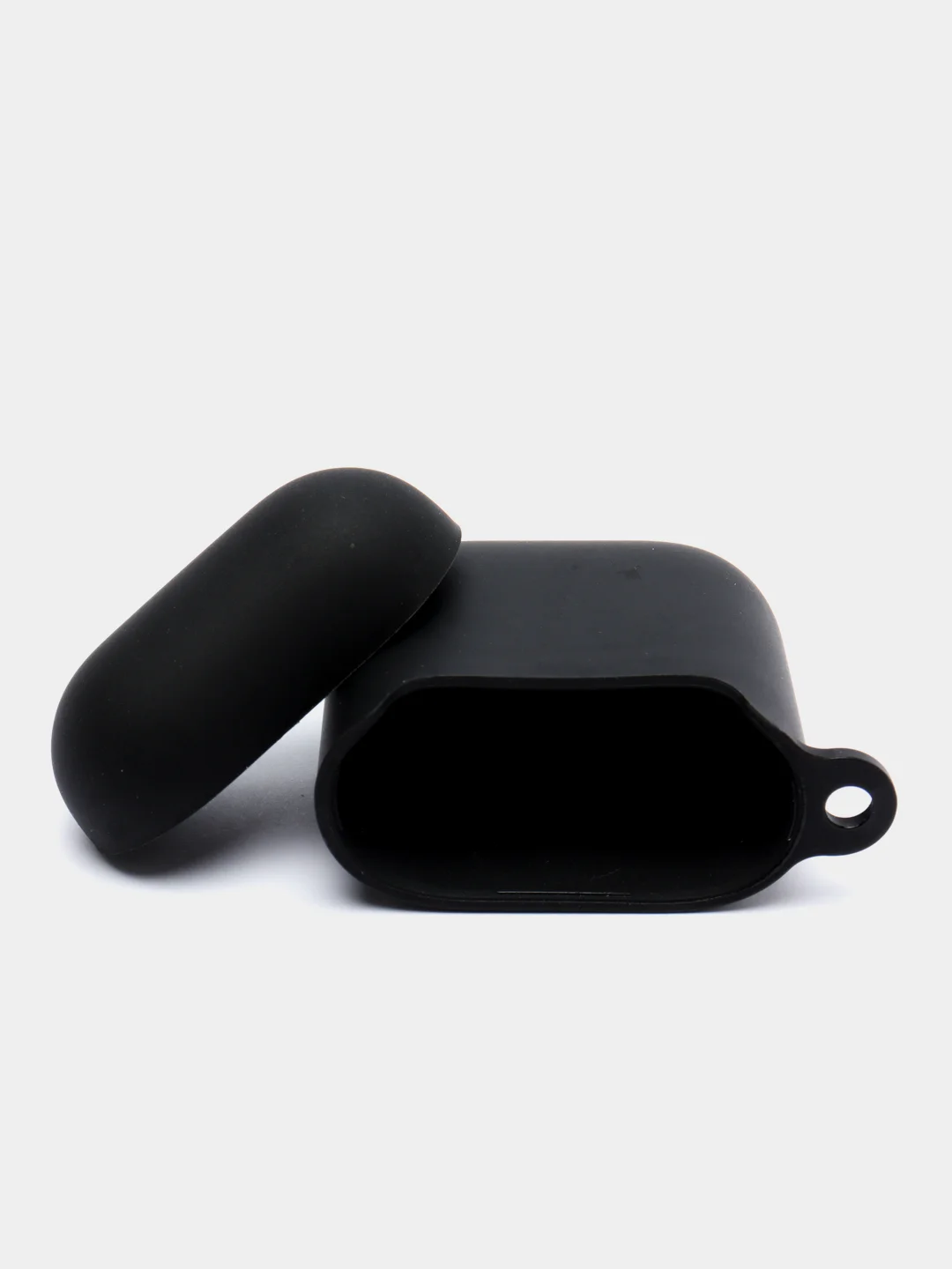 Бордовый силиконовый чехол для наушников Apple Airpods 1, 2. с принтом Nike, Nasa (Найк, Наса))