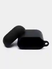 Бордовый силиконовый чехол для наушников Apple Airpods 1, 2. с принтом Nike, Nasa (Найк, Наса))