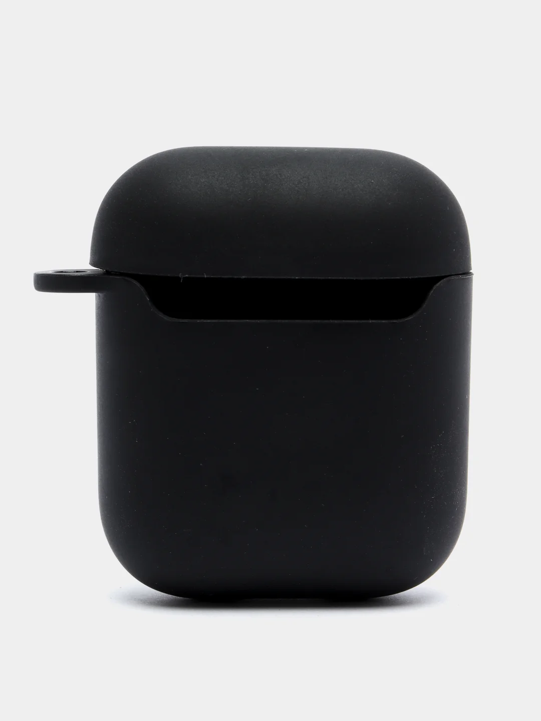 Бордовый силиконовый чехол для наушников Apple Airpods 1, 2. с принтом Nike, Nasa (Найк, Наса))