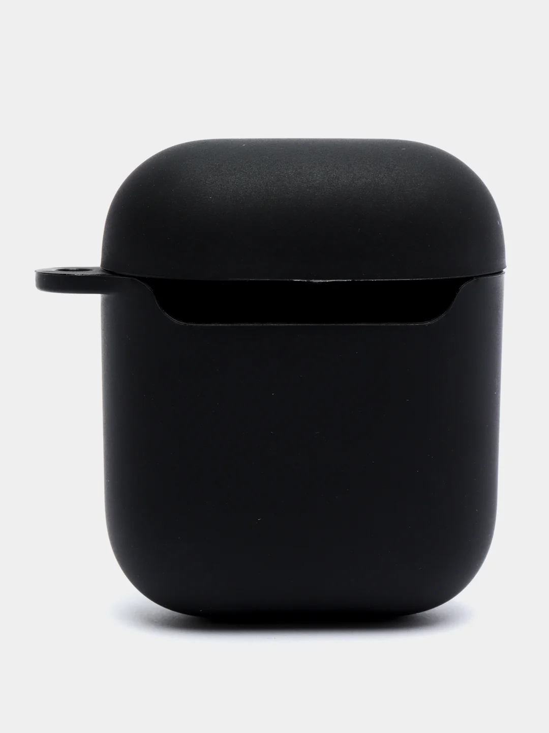 Синий силиконовый чехол для наушников Apple Airpods 1, 2. с принтом Nike, Nasa (Найк, Наса))
